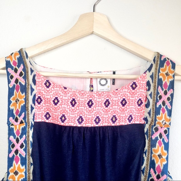 🆕 Anthropologie Multicolor Embroidered Tunic - Picture 5 of 15